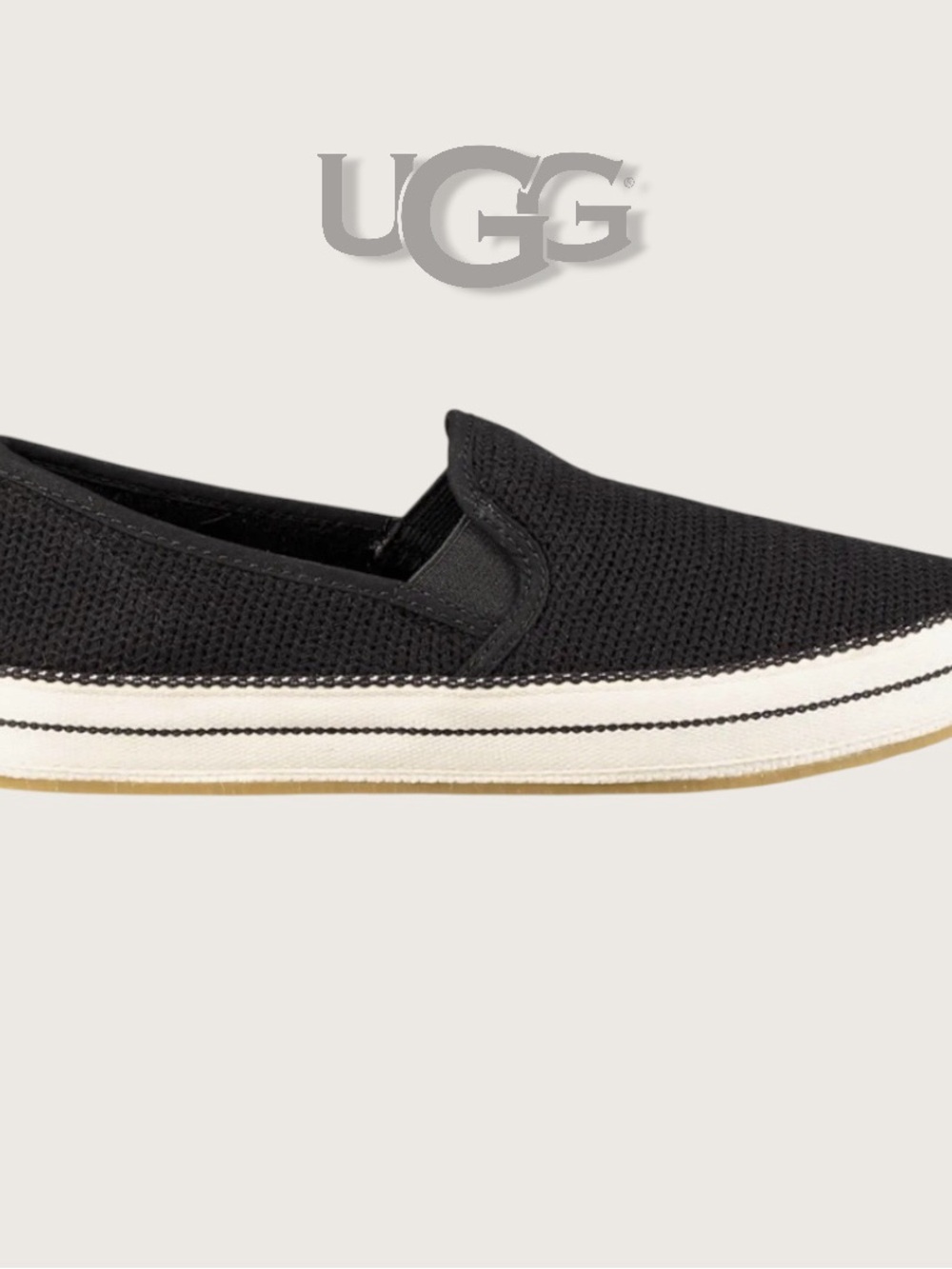 UGG Black Bren Slip-On Sneaker